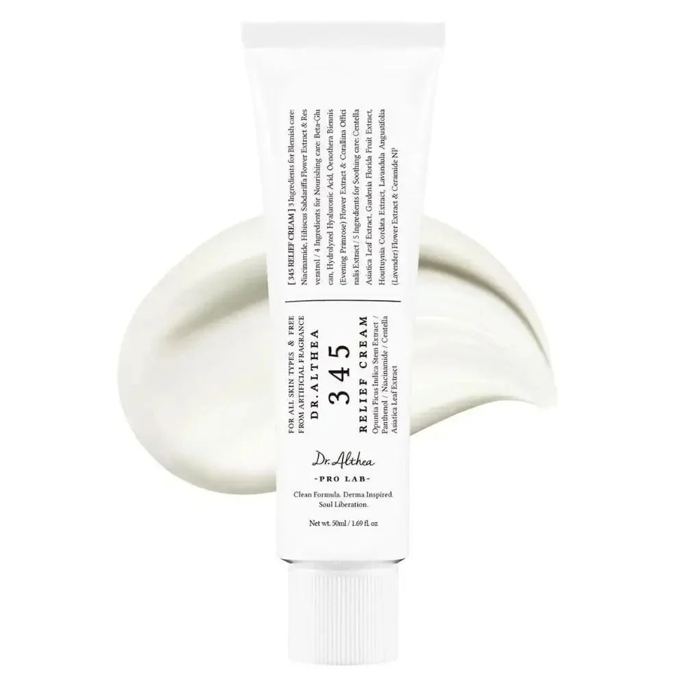 Crema Antiossidante Dr.Althea 345, Crema Idratante Lenitiva per il Viso, Riparatrice Delicata con Essenza di Vitamina C, Prodotti per la Cura della Pelle
