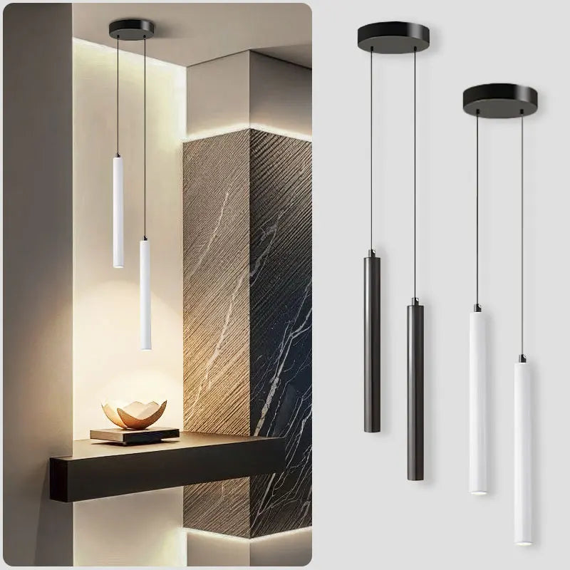 Lampade a Sospensione LED Moderne, Illuminazione per Isola Cucina, Luci Regolabili in Altezza, Lampadari per Camera da Letto e Soggiorno