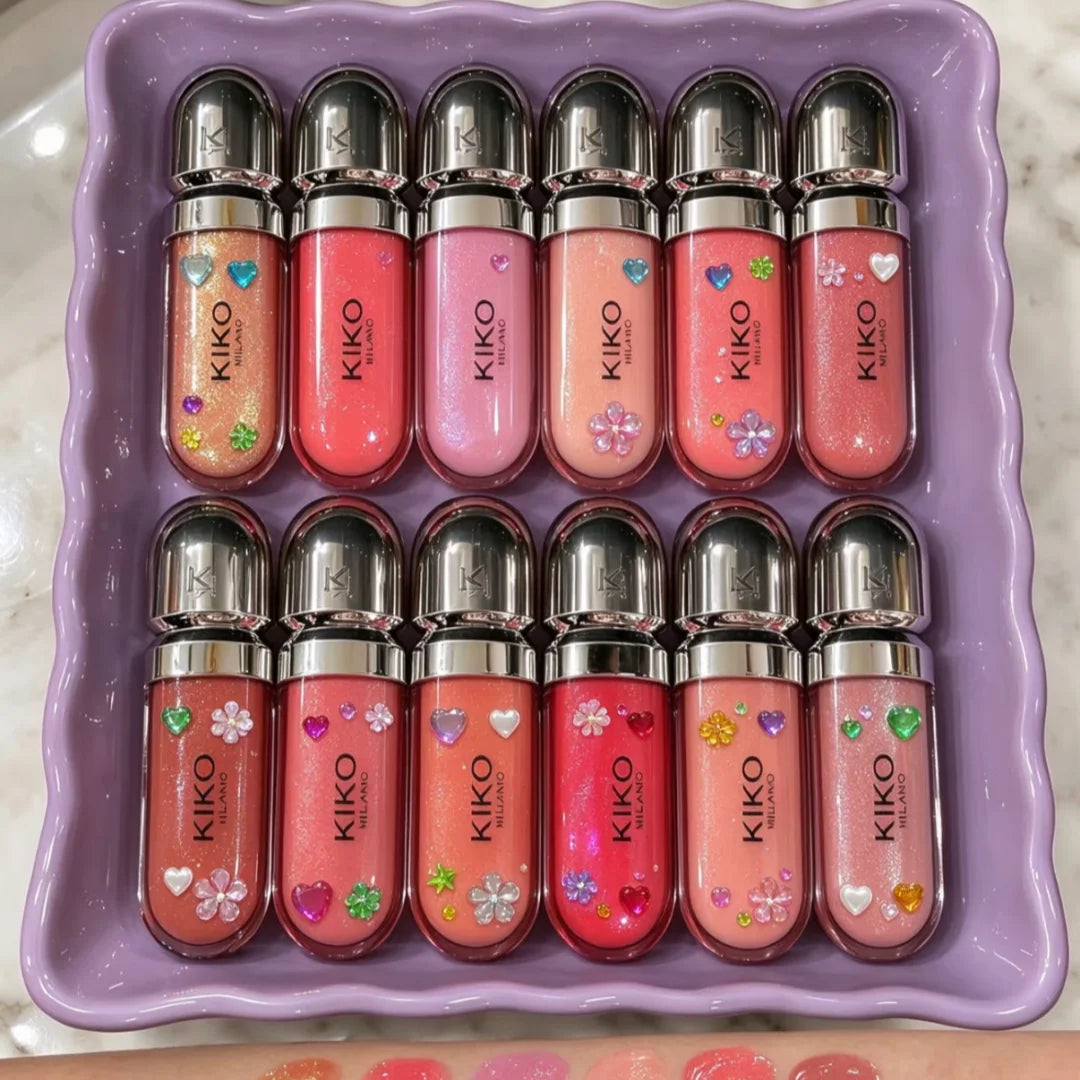 KIKO Milano Lucidalabbra 3D Hydra, Classico, per Uso Quotidiano, Idratante, Alta Lucentezza, Aspetto Naturale, Non Appiccicoso, Finitura Liscia, Regalo di Trucco