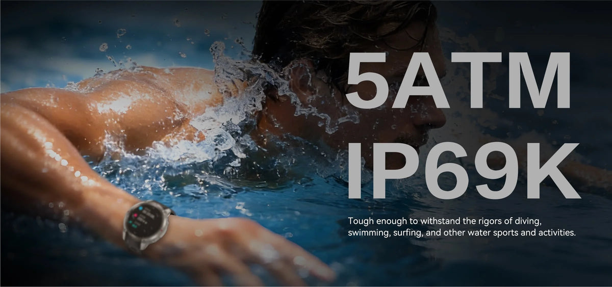 2026 NUOVO Smartwatch con Mappe Offline per Uomo, Display AMOLED HD da 1,43 Pollici, GPS Esterno Integrato, Bussola, Altimetro, Impermeabile 5ATM, Orologio Sportivo per Nuoto, Ciclismo e Corsa