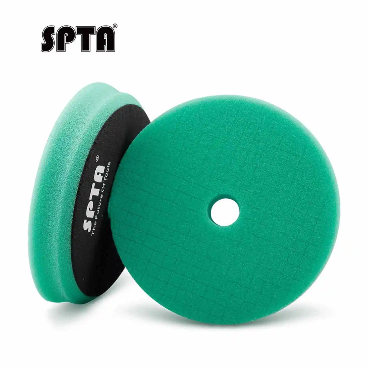 SPTA 1PC 5 "125mm 6" 150mm Griglia smussata Spugna Lucidatura Gancio Loop Pad Per Auto DA/RO/GA Lucidatura Ceretta