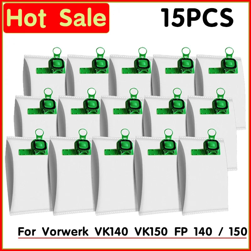 Kit sacchetto per la polvere compatibile per Vorwerk Kobold VK140 VK150 FP140 FP150 sacchetto per aspirapolvere accessori filtri pezzi di ricambio