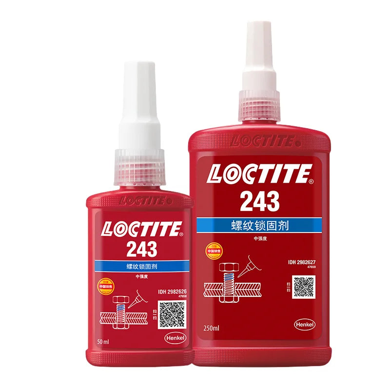 100% originale Loctite 243 242 222 262 263 270 271 277 290 Colla per viti 50ml Frenafiletti Colla anaerobica Fissatore per viti