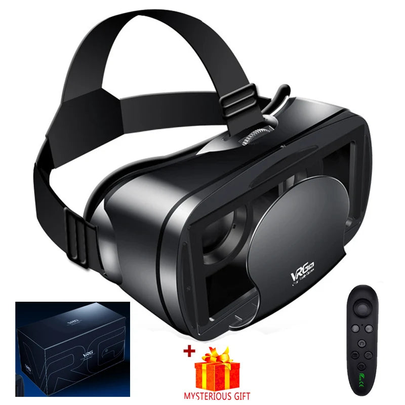 VRG Pro Realtà Virtuale Occhiali VR Dispositivi per cuffie Viar 3D Occhiali per casco Lenti Smart per Smartphone Cellulare Set di giochi per dispositivi mobili