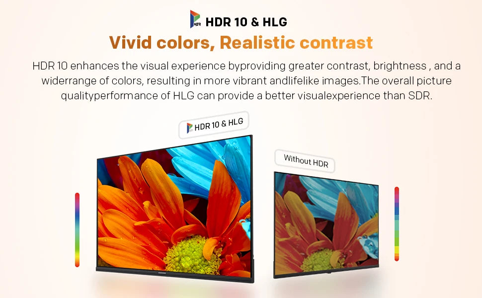 TV QLED Full HD Coocaa 40" – Google Cast integrato, 60Hz, HDR10 & HLG, Dolby Audio, Bluetooth 5.1, Qyocare 5.0 Anti Luce Blu, senza sfarfallio, 2 porte HDMI e 2 porte USB, luminosità 200 cd/m², rapporto di contrasto 5000: