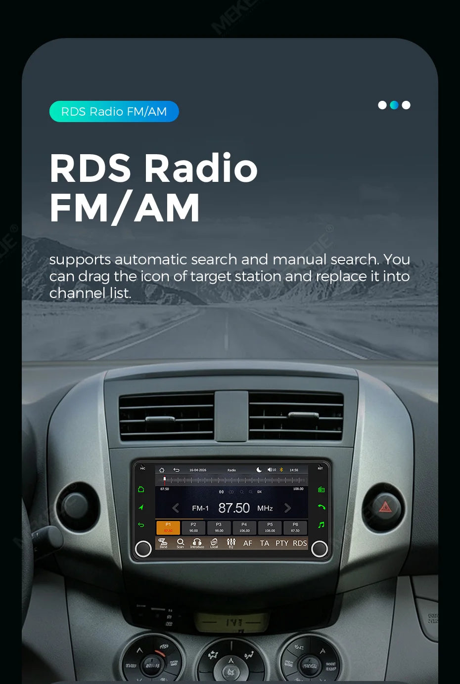 MEKED Autoradio Linux 7 Pollici con CarPlay Wireless e Android Auto per Toyota Yaris Corolla RAV4 Avensis Aygo Prius, Lettore Multimediale Universale 4K con Schermo per Telecamera Posteriore