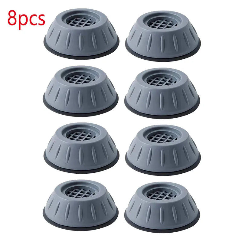 4/8/12 pezzi piedini antivibranti cuscinetti per lavatrice silenziosi cuscinetti per gambe in gomma asciugatrice base universale fissa antiscivolo pad accessori