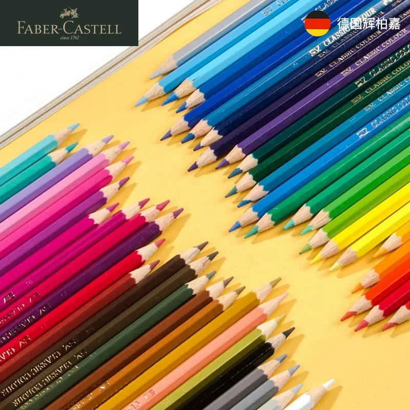 12 pezzi/scatola Faber Castell Matita colorata oleosa Disegno Schizzo Matita Materiale scolastico per materiale artistico per studenti