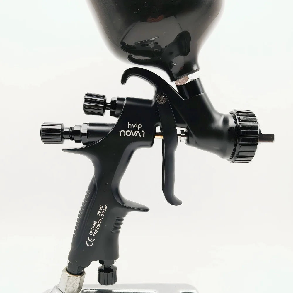 Auarita NOVA 1 HVLP Pistola a spruzzo di alta qualità Pistola a spruzzo per vernice automobilistica Ugello in acciaio inossidabile da 1,3 mm Pistola a spruzzo professionale
