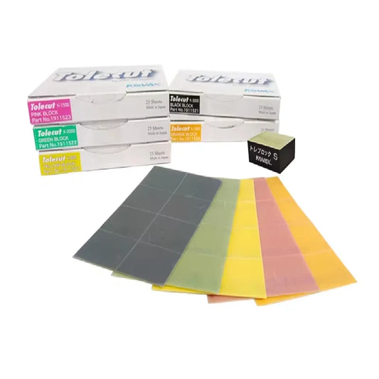 Set di Carta Abrasiva per Lucidatura Auto KOVAX Giapponese, 8 Pezzi, Grana 800-3000, Fogli Abrasivi per Riparazione Vernice e Finitura Liscia