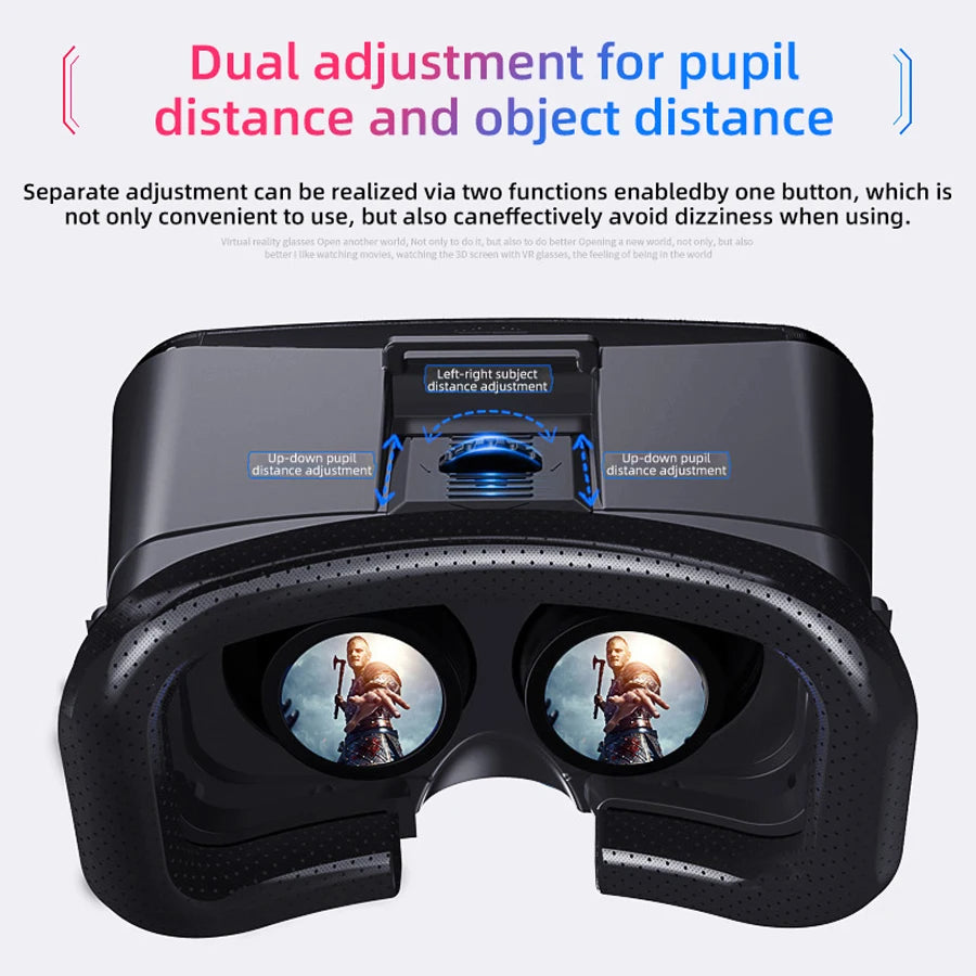 Visore per Realtà Virtuale VR, Occhiali 3D, Casco per Smartphone, Lenti, Dispositivi, Visore per Giochi su Cellulare