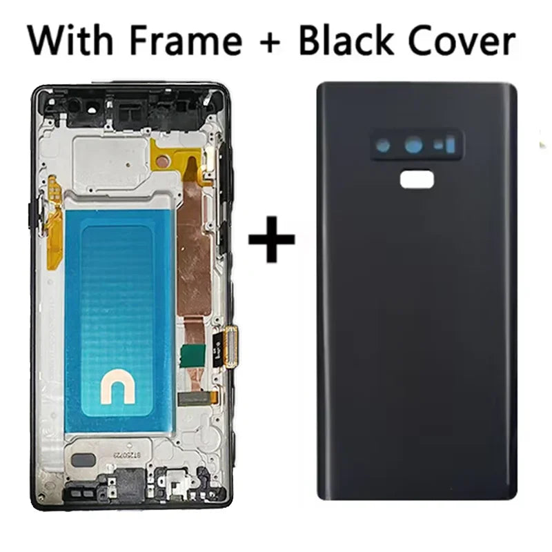 Nuovo LCD per Samsung Note9, Display Touch Screen Digitizer Assembly per Samsung Note 9 N960F N960U N9600 con Cornice LCD
