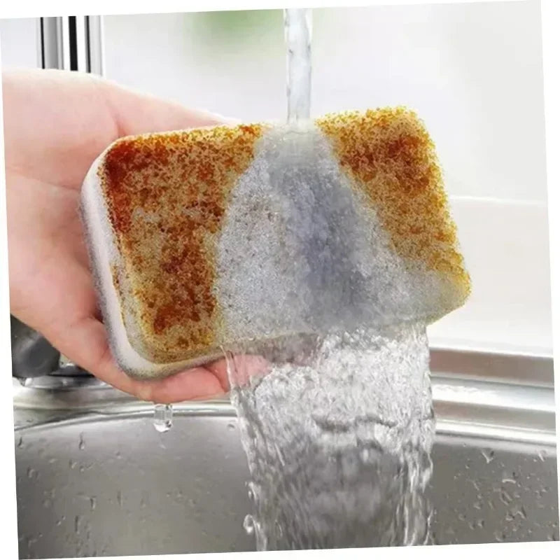 Spugne per pulizia magiche a tre strati Spugne riutilizzabili per pentole per lavare i piatti Spugne per cucina domestica Salviette per spazzole Strumenti puliti