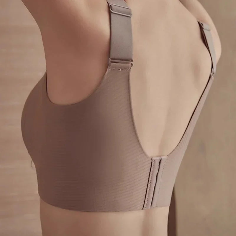 Set da 3 pezzi: reggiseno push-up da donna, senza ferretto, con effetto lifting, intimo senza cuciture, reggiseno a coste con scollo a V, taglie forti, lingerie sexy, taglie M-4XL, intimo 2028.