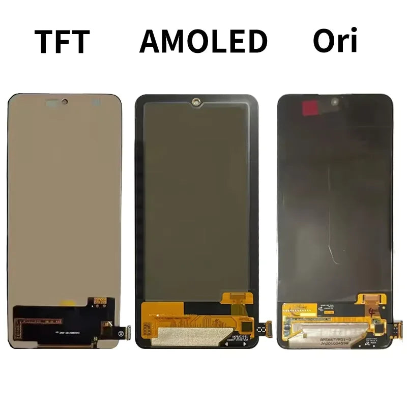 6.67 "AMOLED Per Xiaomi Redmi Note 12 Pro 4G Display LCD Touch Screen Digitizer Assembly Sostituzione 2209116 AG LCD