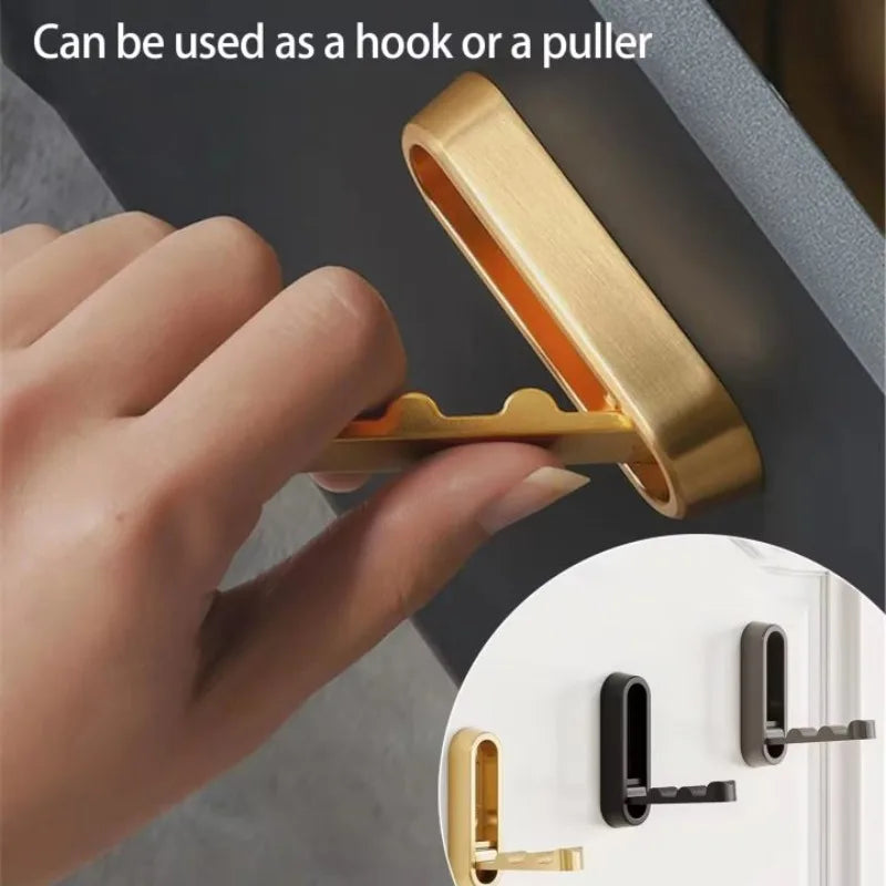 Ganci da parete pieghevoli Gancio appendiabiti per asciugamani Gancio in acciaio inossidabile per la casa e la decorazione Cucina Bagno Porta asciugamani opaco Organizzatore di stoccaggio