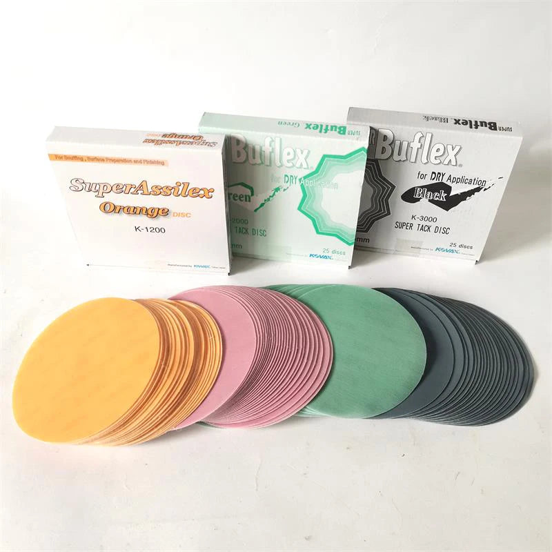 Disco Lucidante per Vernice Auto KOVAX Giapponese, Diametro 5 Pollici, 125mm, Carta Morbida Opaca Rotonda per Finitura Liscia