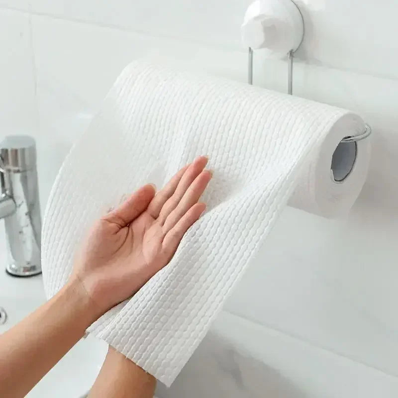 500/50pcs Cucina Riutilizzabile Stracci Usa E Getta Panni di Pulizia Non Tessuti Lavaggio Strofinacci Straccio Asciugamani di Stoffa Pad Antiaderente