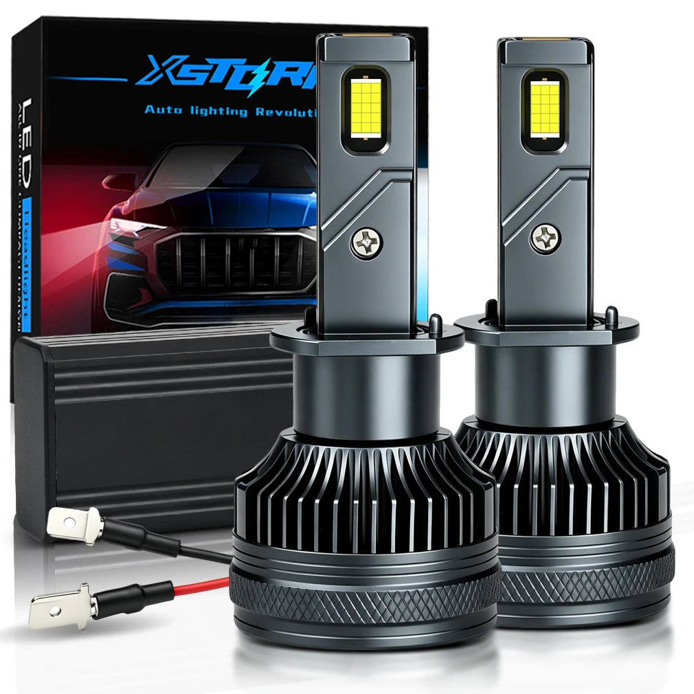 Fari a LED XSTORM H7 Canbus H1 H11 Fari Fendinebbia per Auto Fari a LED H4 600W 60000LM Fari Anabbaglianti e Abbaglianti Lampade Auto 6000K 9V 12V