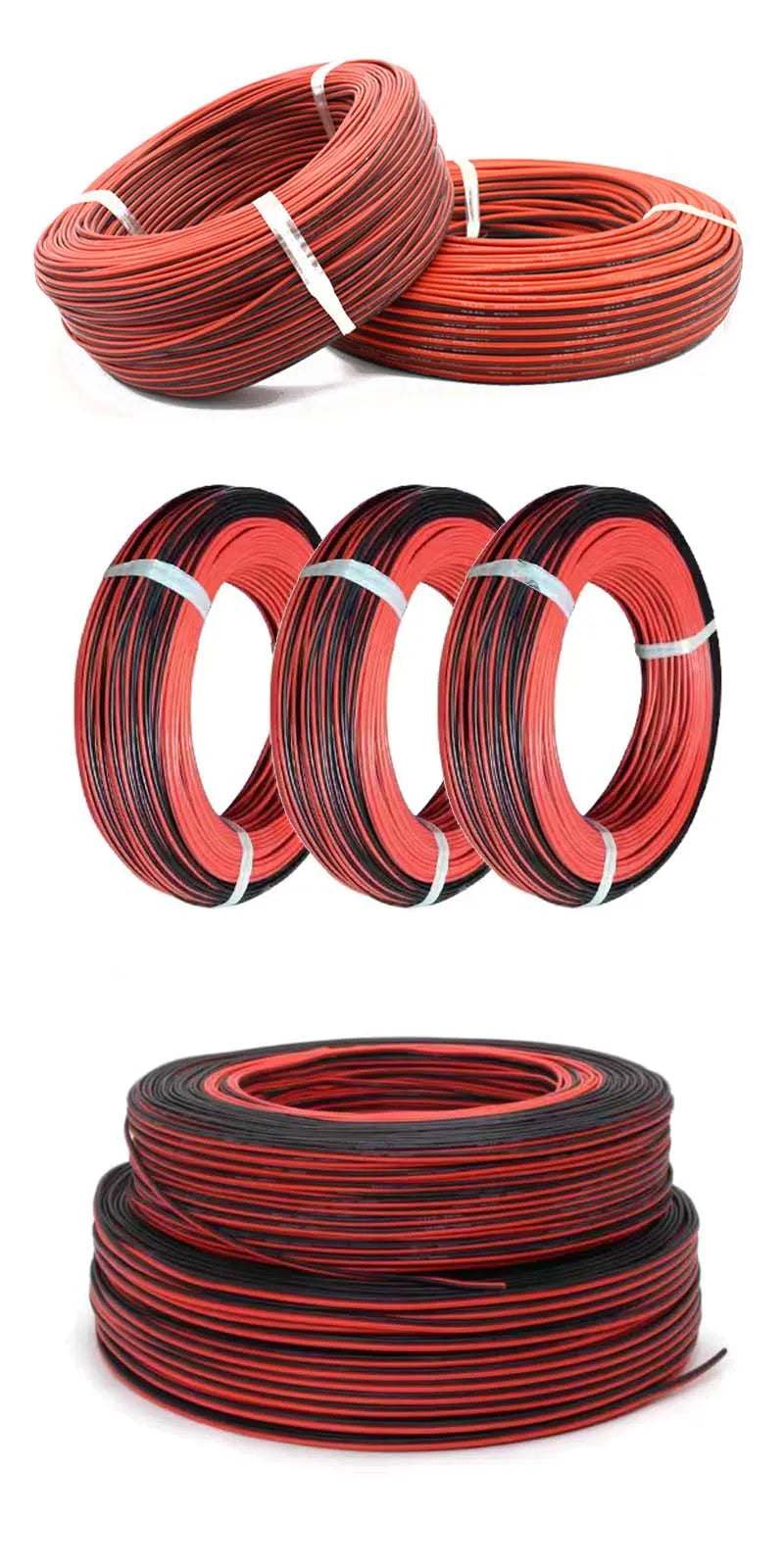Cavo in silicone a 2 pin 10 12 14 16 18 20 22 24 26 AWG Cavo elettrico in rame super morbido 5m 10m 20m per motore inverter batteria auto
