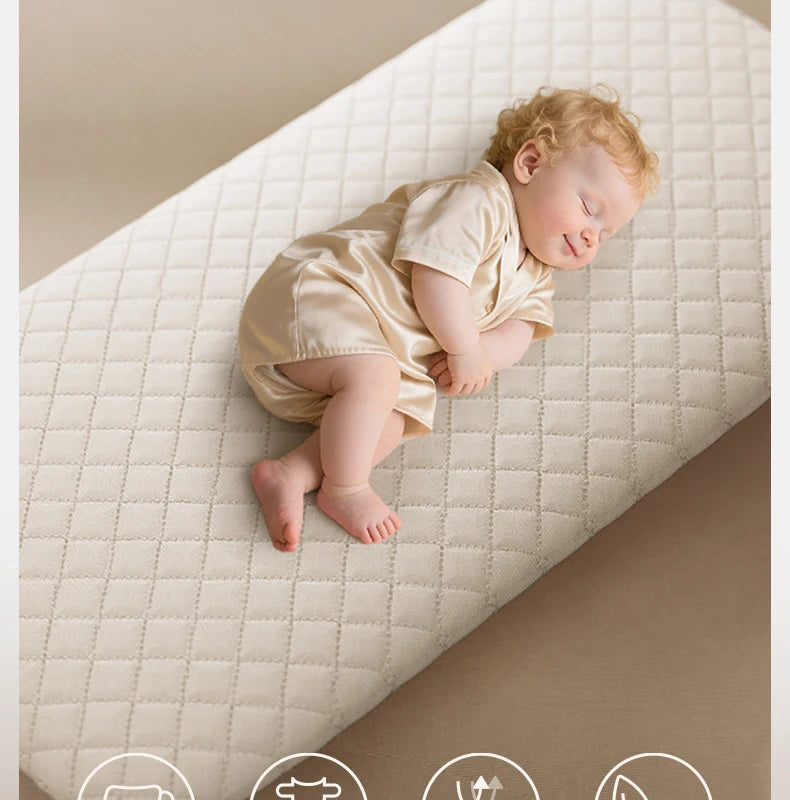 Culla per bambini, giunzione portatile, culla per lettino, culla da comodino per bambino, culla da comodino 3 in 1 con ruote