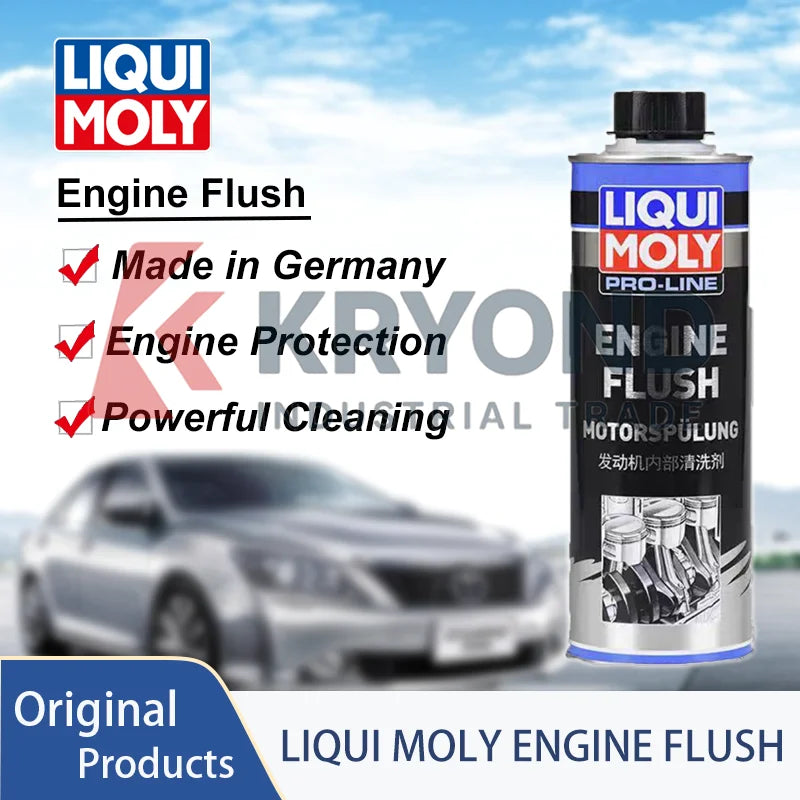 LIQUI MOLY Engine Flush 500ml – Detergente professionale per cambio pre-olio, riduce l'usura e rimuove i contaminanti dei residui di carbonio