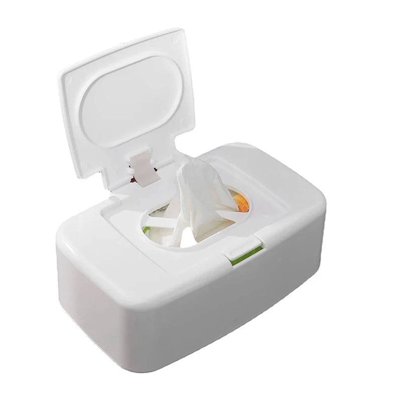 Scatola per fazzoletti bagnati Dispenser per salviette portatili Scatola portaoggetti per tovaglioli Contenitore per auto Home Office