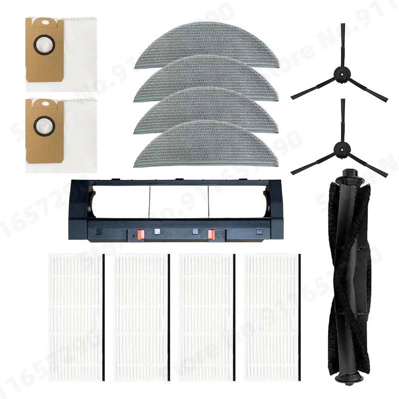 Spazzola principale/laterale Filtro HEPA Mop Panno Scatola per la polvere Sacchetto per la polvere per XiaoMi Lydsto R1 / R1A / R1 Pro / S1 Parti per aspirapolvere robot