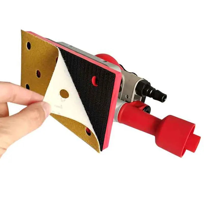 Carta vetrata per levigatura a secco pneumatica rettangolare a 8 fori 95/180mm Floccaggio di mastice per cenere atomiche per la molatura