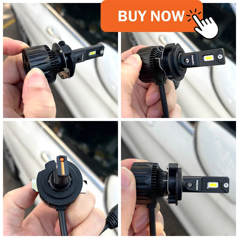 Philips Ultinon Rally 3551 LED H4 H7 H11 HB3/4 9006 9005 HIR2 Fari Auto 6500K Bianco Potenza Massima 50W Lumen Massimo 4500lm Lampadine LED
