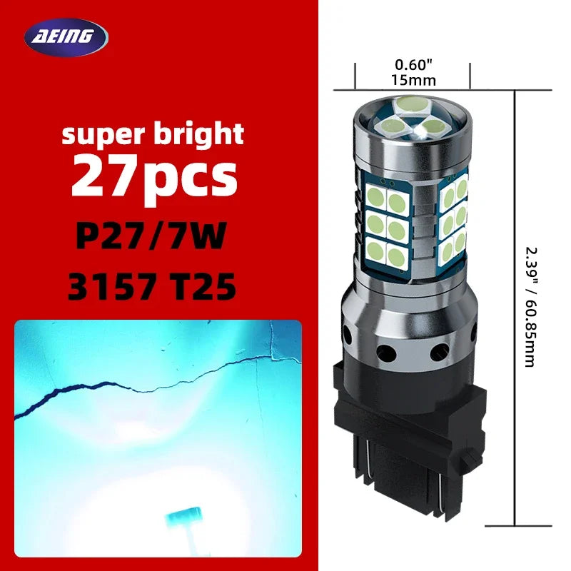 2pca 3157 Car LED Blub Daytime Running Light DRL nessun errore per Chevrolet Captiva Sport Malibu 7 Colorado Avalanche Suburban Tahoe