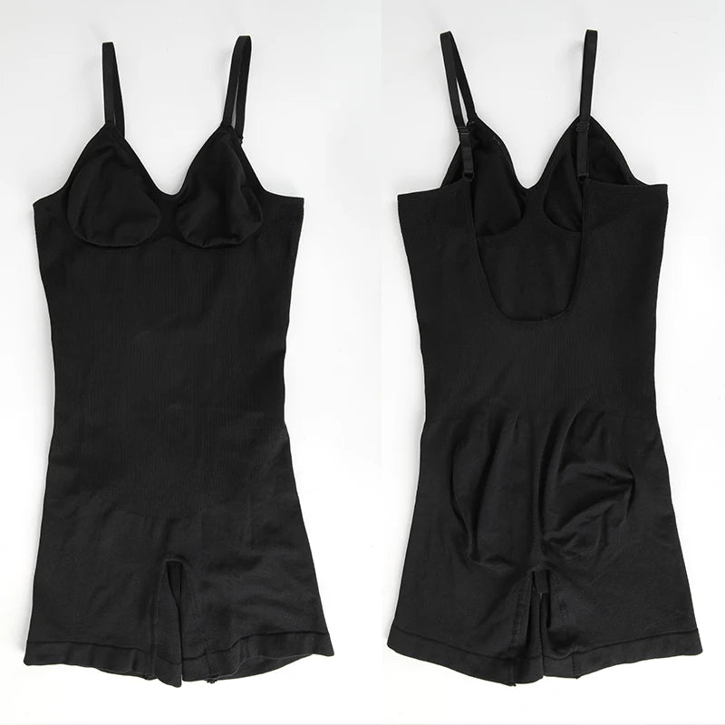 Nuovo Body Modellante a Vita Bassa da Donna in Rete, con Effetto Solleva Glutei, Liscio, Senza Schienale, Modellante Corpo, Contorno Snellente e Corsetto Pancia Piatta