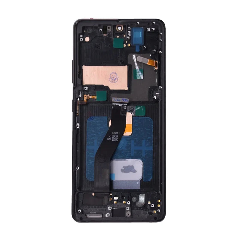 Display LCD AMOLED G998 per Samsung S21 Ultra 5G G998U, Schermo Touch con Digitalizzatore per Samsung S21 Ultra G998B con Cornice