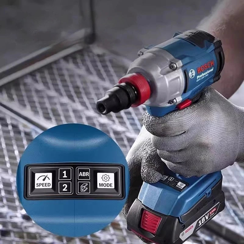 Bosch GDX 18V-285 Avvitatore/Chiave a percussione a batteria Utensili elettrici professionali Bosch AmpShare 18V Strumento di impatto 1/4" Drive esagonale