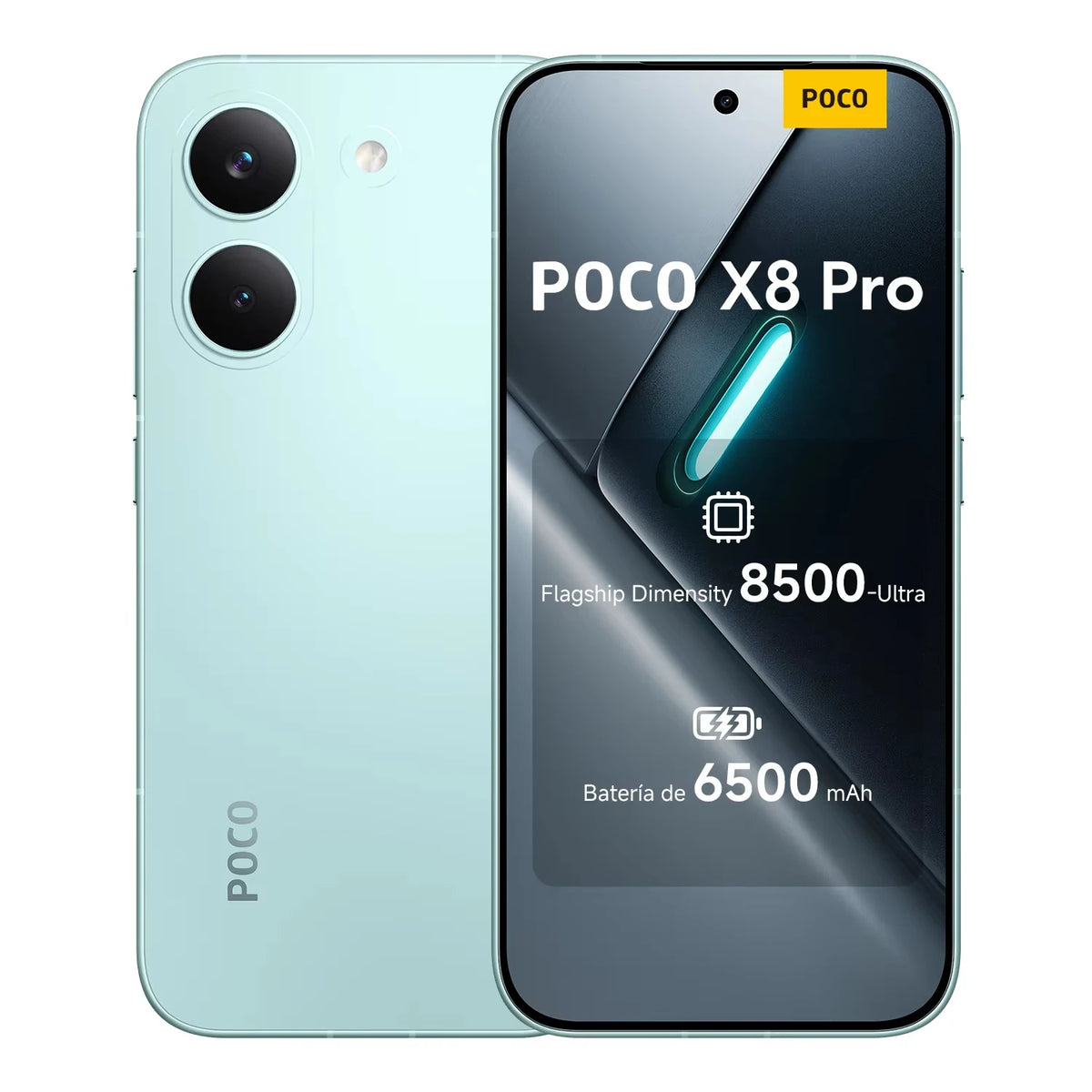 POCO X8 Pro, versione globale, smartphone con processore Dimensity 8500-Ultra, batteria da 6500 mAh, schermo AMOLED da 6,59" a 120 Hz, fotocamera da 50 MP, NFC, sistema operativo Android 16.
