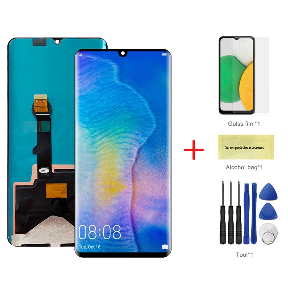 Schermo OLED per pantalla Huawei P30 Pro Display LCD Touch Screen digitale con impronta digitale per sostituzione Huawei P30 Pro VOG-L29
