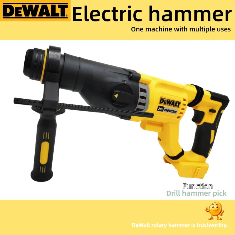 Martello rotante portatile a batteria DEWALT DCH263, senza spazzole, 20V, trapano a percussione elettrico al litio 3-in-1