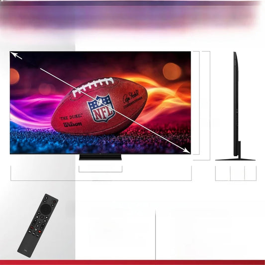 Serie QM7K da 75 Pollici | Mini LED QLED 4K HDR | 75QM7K, Modello 2025 | Schermo Antiriflesso 120HZ-144HZ Smart Google TV D