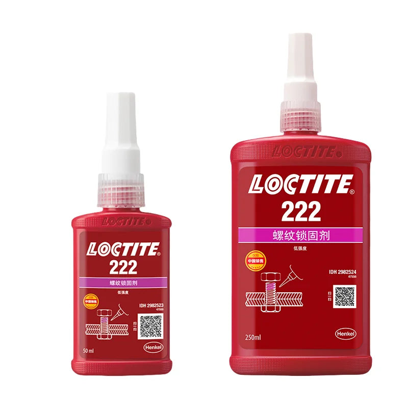 Colla per viti Loctite 222 originale al 100% 50 ml Fissaggio per viti con colla anaerobica a bassa resistenza