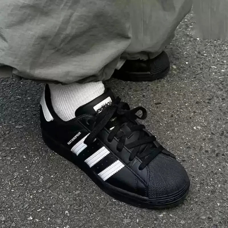 Scarpe Casual Adidas Superstar 2 Classic Shell Head per Uomo e Donna, Design Tricolore, Scarpe da Skate, Numero Modello: JI0079