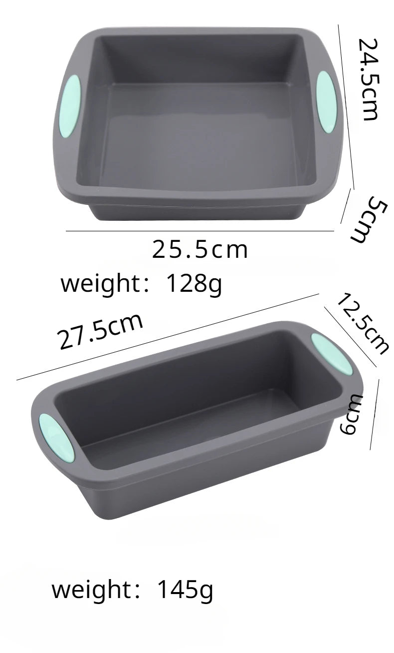 Stampo per muffin in silicone per pane, resistente al calore, teglia da forno, antiaderente, set di teglie per torte, stampo per torta 3D, strumento per pasticceria