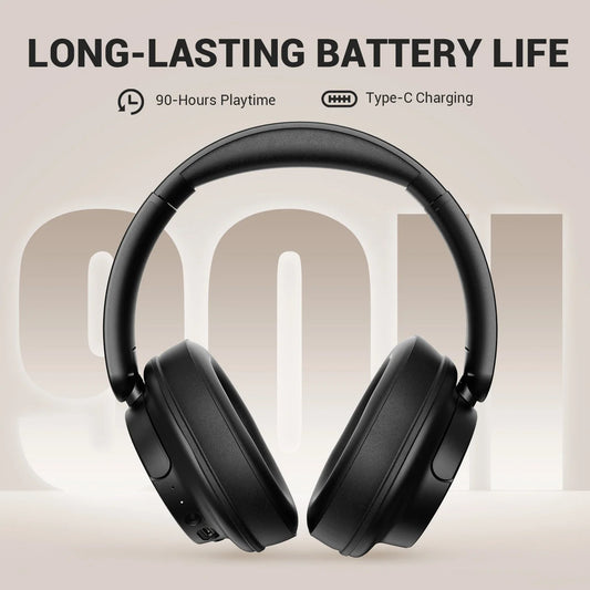 Oneodio EKSA V16 Cuffie wireless Bluetooth 5.3 Cuffie over-ear con microfono Modalità bass/pop Cuffie Hi-res HiFi cablate APP 90 ore