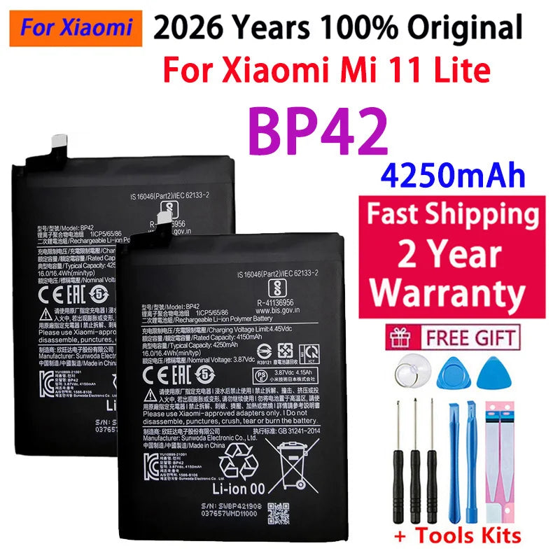 Batteria BM58 originale al 100% per Xiaomi Mi 8 9 10 11 11i 11T Ultra SE Lite Mi A3 CC9 CC9e Poco F3 Redmi K40 Pro Mix 4 batterie 5G