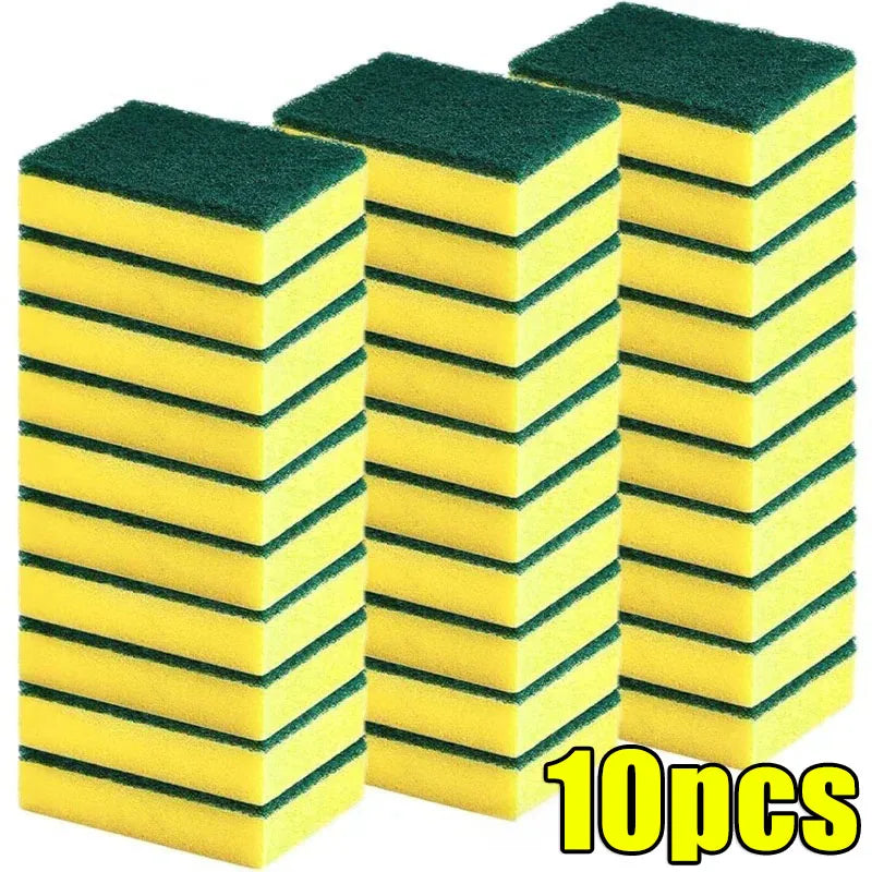 50/2 pz Cucina Lavapiatti Spugna Morbida Assorbente Pulito Strofinare Pentola Ruggine Spugnetta Rimozione Kit Spazzola Per La Pulizia Della Casa spugna
