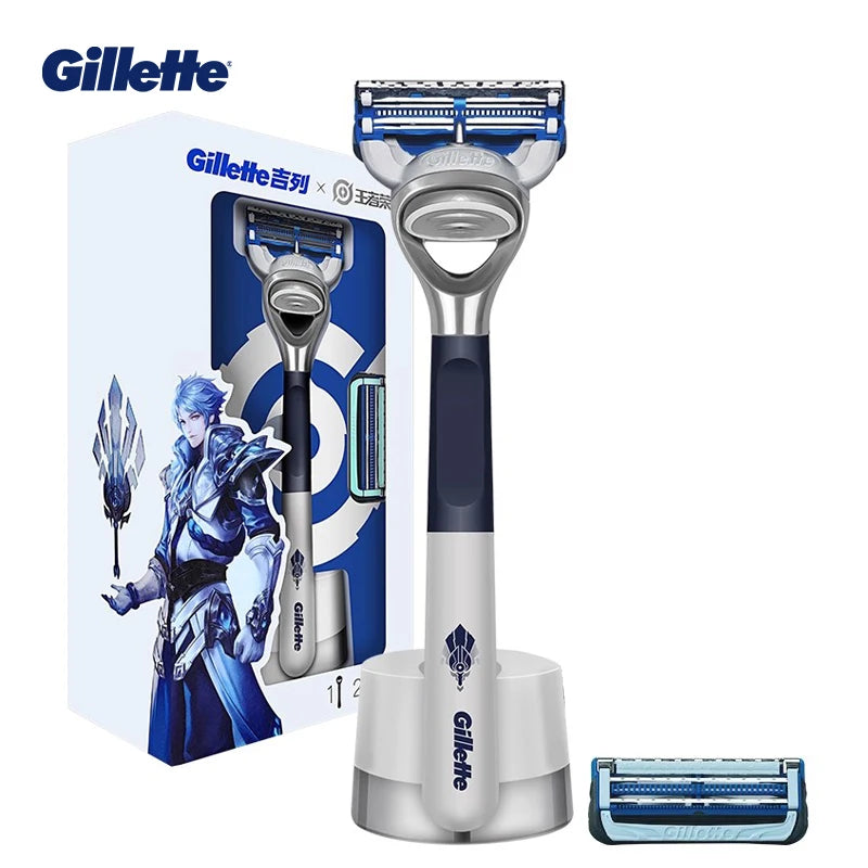 Rasoio da barba Gillette SkinGuard da uomo con pelle sensibile Rasoio da barba delicato ed efficiente