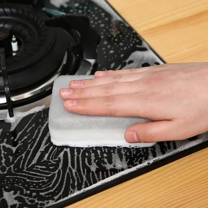 Spugne per pulizia magiche a tre strati Spugne riutilizzabili per pentole per lavare i piatti Spugne per cucina domestica Salviette per spazzole Strumenti puliti