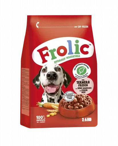 Frolic Cibo Semiumido per Cani Adulti al Gusto di Manzo (Cani, Cibo, Cibo) - 1,5 Kg
