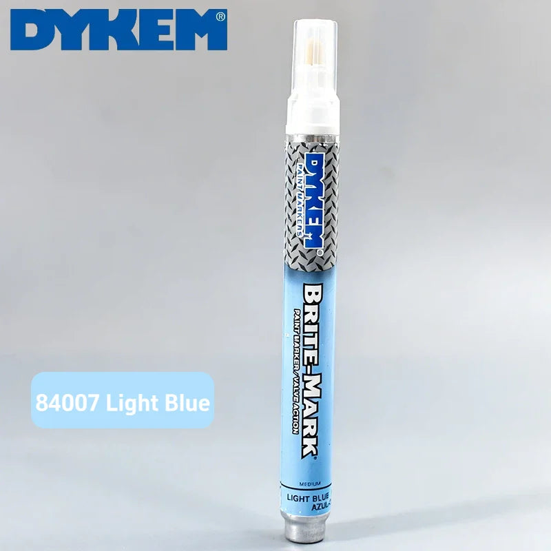 DYKEM BRITE-MARK Pennarello Permanente Medio, Penna Industriale a Rapida Asciugatura per Metallo, Plastica, Gomma, Vetro, Legno