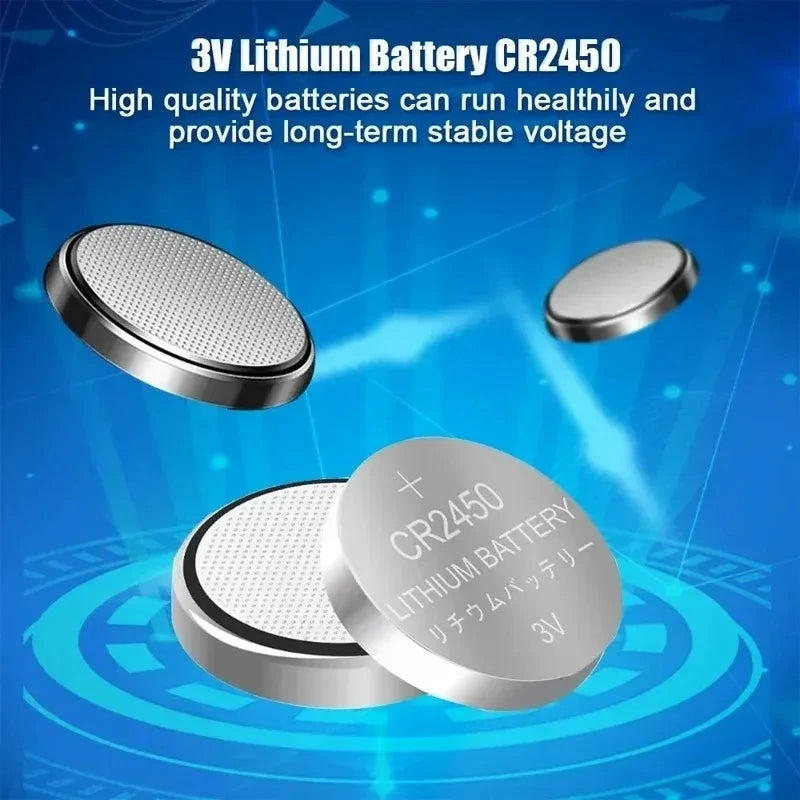 2-60pcs CR2450 batteria 3V batteria a bottone al litio 550mAh CR2450 5029LC LM2450 DL2450 CR2450N BR2450 batteria a bottone cellulare per giocattoli per orologi