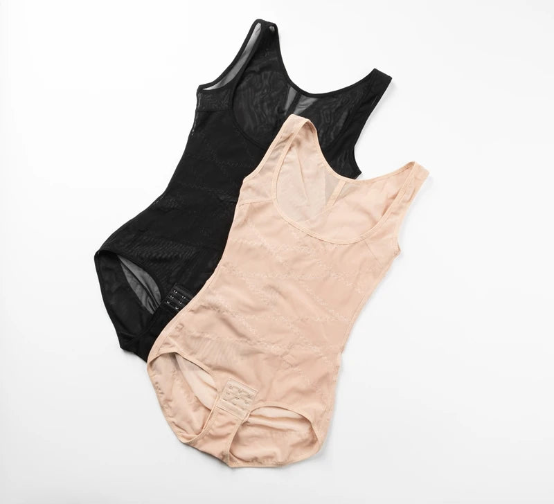 Mesh Shapewear Body per le donne Tummy Control vita Trainer Butt Lifter mutandine dimagrante Body Shaper Open Bust Underwear 2024